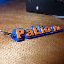 clé bague décret Palio hl canopée 5 portes bleu Orange 3d print model - Mito3D