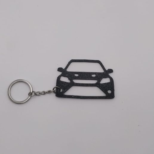 key ring ford focus rs 3D print model - Mito3D