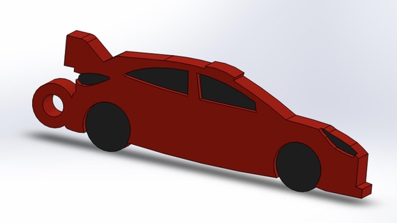 chiave squillare guado puma ibrido rally 2 portachiavi 3d print model - Mito3D