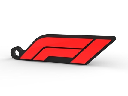 chave anel Fórmula 1 arte chaveiro f1 3d print model - Mito3D