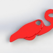 key ring garza verschiedene Schlüsselanhänger 3d print model - Mito3D