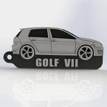 llave anillo golf vii Moda anillos llavero coche vehiculo coches Volkswagen mk7 3d print model - Mito3D