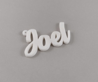 key ring joel keychain name pendant gadget jewel deco child 3d print model - Mito3D