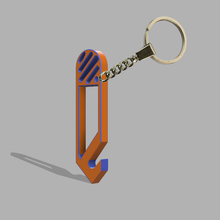 key ring k-clase holder porte-clés chain 3d print model - Mito3D