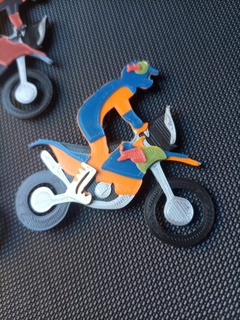 chave anel ktm Dakar magnético arte 3d print model - Mito3D