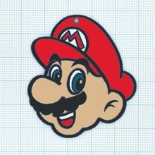 Schlüssel Ring Mario bros Spiel Nintendo 3d print model - Mito3D