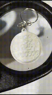 anahtar yüzük İleti taş ocağı Sanat anahtarlık litografi litofani hediye Kulp destek ilham verici motivasyon hisler titreşim enerji pozitif kolye çember mücevher veri çarşaf 3d print model - Mito3D