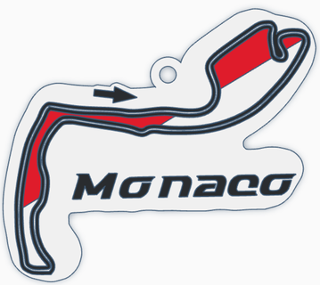 chave anel Montecarlo circuito Fórmula 1 chaveiro 3d impressão stl bandeira monaco seta Rapidez presente fãs endereço qualidade durabilidade motor corrida icônico amantes 3d print model - Mito3D