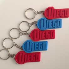 key ring name diego gadget andres 5pet them avengers fobs custom chains personalized rings 3d print model - Mito3D