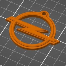llave anillo opel 3d print model - Mito3D