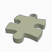 Schlüsselanhänger puzzle verschiedene 3d print model - Mito3D