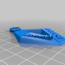 key ring reunault megane 3d_printing 3d print model - Mito3D