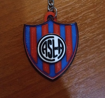 key ring san lorenzo de almagro keychain soccer argentina afa casla 3d print model - Mito3D