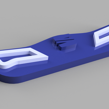 anahtar yüzük oturma yeri Leon moda anahtarlık araba ışıklar Led 3d print model - Mito3D
