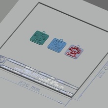 key ring ser ofu 3d print model - Mito3D