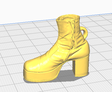 key ring shoe keychain woman boot borsego 3d print model - Mito3D