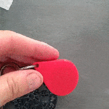 Schlüssel Ring Einkaufen Wagen Gadget Zeichen 3d print model - Mito3D