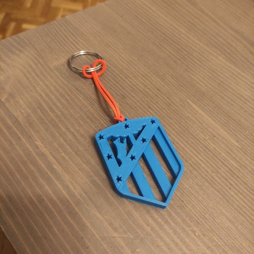 llave anillo fútbol equipo Cajero automático 3D print model - Mito3D