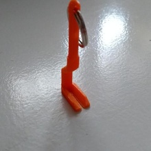 anel chave do carrapato gadget carrapatos 3d print model - Mito3D