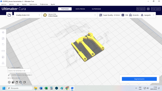 Schlüssel Ring Werkzeuge Schlüsselbund 3d print model - Mito3D