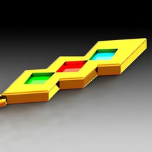anel chave do trio medalha vários pokemon 3d print model - Mito3D
