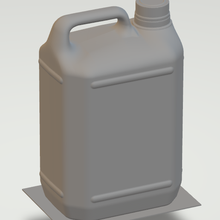 key ring type canister 3d print model - Mito3D