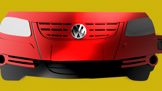 clé bague volkswagen gol Puissance porte clés objectif 3d print model - Mito3D