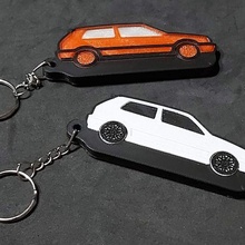 Schlüssel Ring vw Golf gti mk3 Schmuck Ringe Schlüsselbund Volkswagen Auto 3d print model - Mito3D