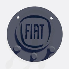 Schlüssel Ring Mauer Fiat Logo Wagen Auto 3d print model - Mito3D