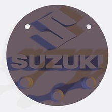 key ring wall suzuki logo car auto 3d print model - Mito3D