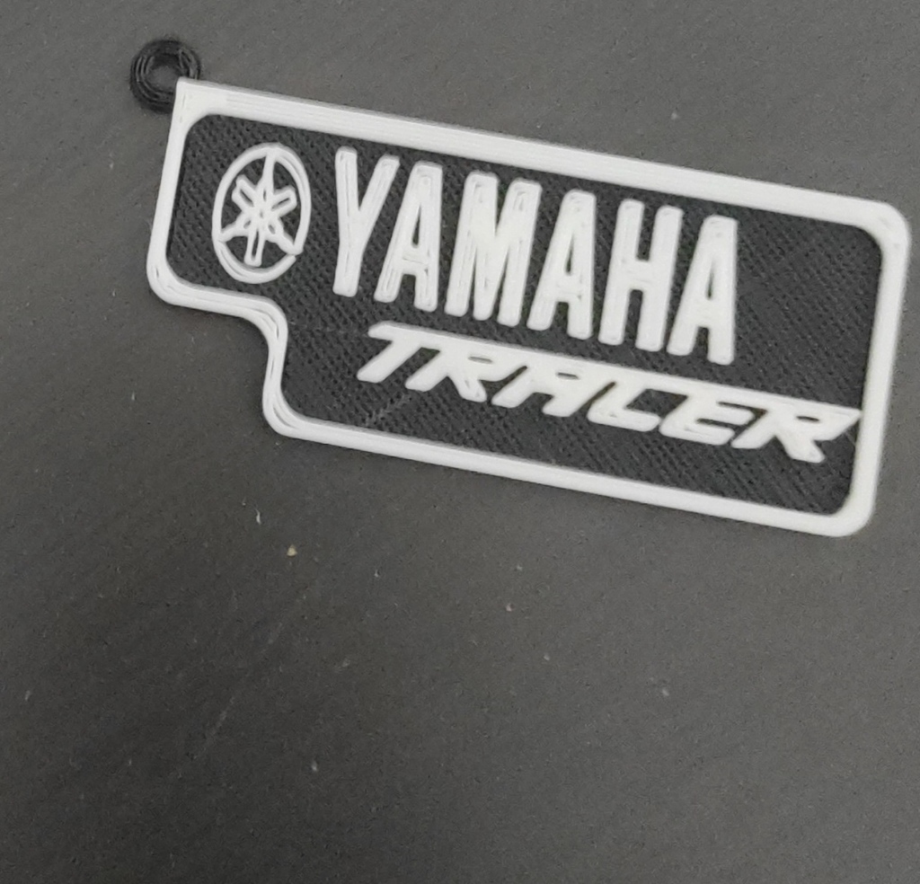clé bague Yamaha traceur porte clés 3D print model - Mito3D