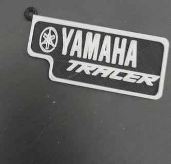 llave anillo yamaha trazador llaveros 3d print model - Mito3D