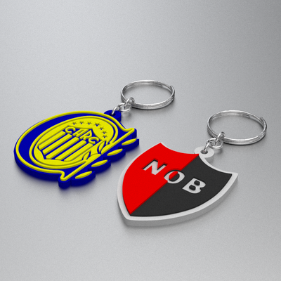 key rings central newells nob - argentinean soccer jewelry keychain argentina argentine shield shields gift souvenir ball classic superclasico scoundrels lepers 3d print model - Mito3D
