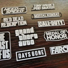 key tags - gamer collection keychain keytag game days gta thelastofus needforspeed ps4 3d print model - Mito3D