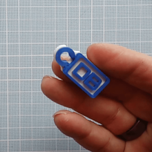 chave Tag precisando anel acessível paradym impressão colocar chaves 3d print model - Mito3D
