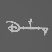 anahtar tik tac nota anahtarı yonga Dale Disney Clarisse 3d print model - Mito3D