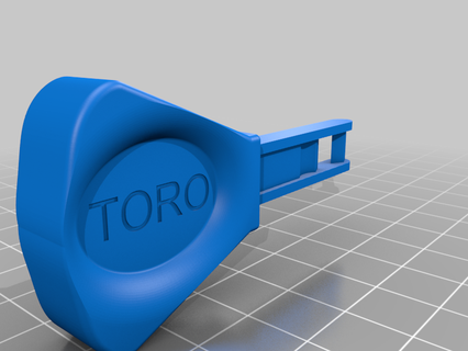 chave toro soprador neve partes 3d print model - Mito3D