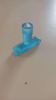 key triangle 8mm open lid recycling container triangular cover opening 3d print model - Mito3D