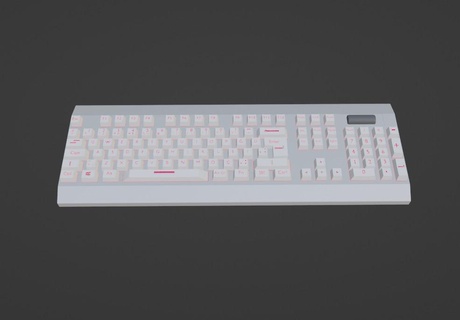 teclado computadora 3d print model - Mito3D