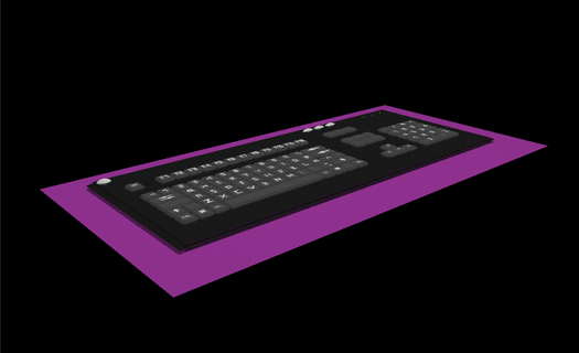 teclado 3d print model - Mito3D