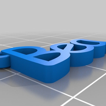 tuş takımı takı anahtarlık 3d print model - Mito3D