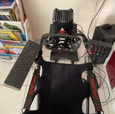 keyboard holder playseat challenge mount assetto corsa pc simracing 3d print model - Mito3D