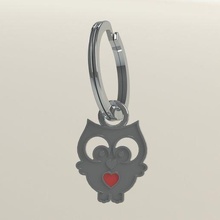 keyboard owl fashion key ring animals  pendants
