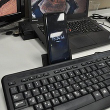 teclado de telefone tablet titular gadget celular suporte para stand smartphone do a microsoft iphone galaxy 3d print model - Mito3D
