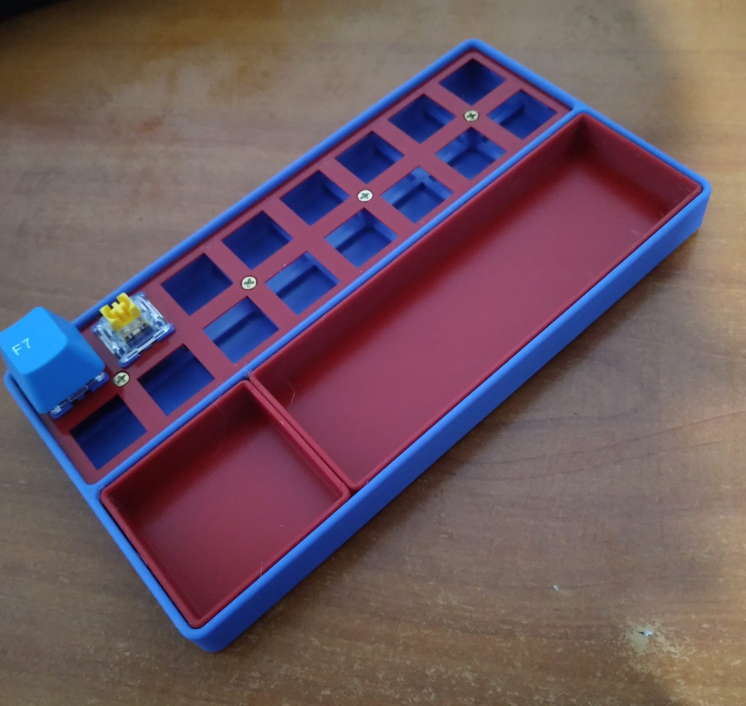 teclado cambiar interruptor lubricante estación ensayador base teclas 3D print model - Mito3D