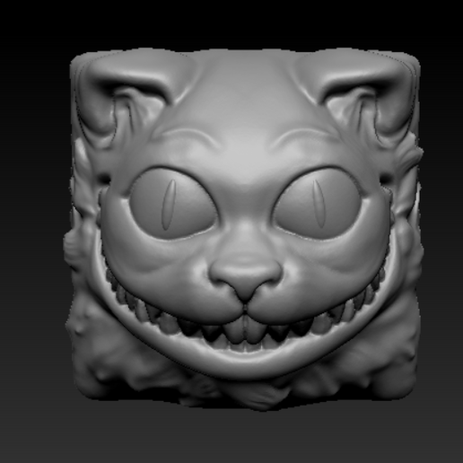 keycap Cheshire chat 3D print model - Mito3D