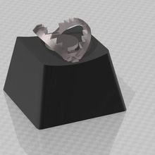 keycap dbd bear trap - key dead daylight 3d print model - Mito3D