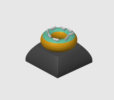 keycap donut 3d print model - Mito3D