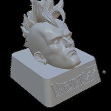 keycap dragon Balle Android 16 3d print model - Mito3D