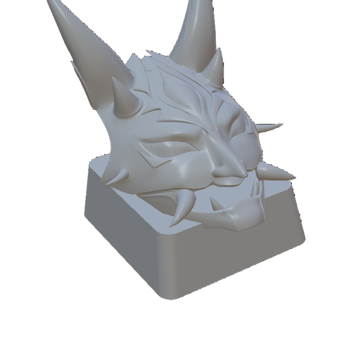 keycap genshin impact xiao masque 3D print model - Mito3D